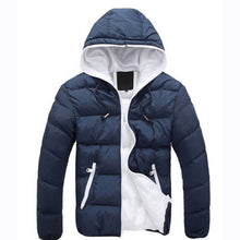 Load image into Gallery viewer, 2019 New Fashion Men's Winter Warm Jacket Hooded Slim Casual Coat Cotton-padded Jacket