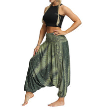 Load image into Gallery viewer, Woman Men Casual Women Thai Harem Trousers Baggy Boho Loose  Aladdin Boho Festival