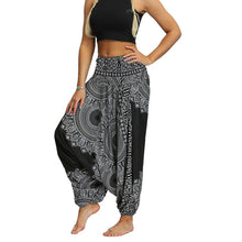 Load image into Gallery viewer, Woman Men Casual Women Thai Harem Trousers Baggy Boho Loose  Aladdin Boho Festival