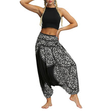 Load image into Gallery viewer, Woman Men Casual Women Thai Harem Trousers Baggy Boho Loose  Aladdin Boho Festival